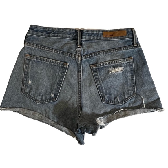 GRLFRND Cindy High Rise Button Fly Cut Off Denim Jean Shorts 27 Boho sexy - Picture 9 of 16